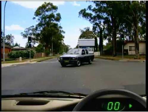 Hazard Perception Test - Clip 58
